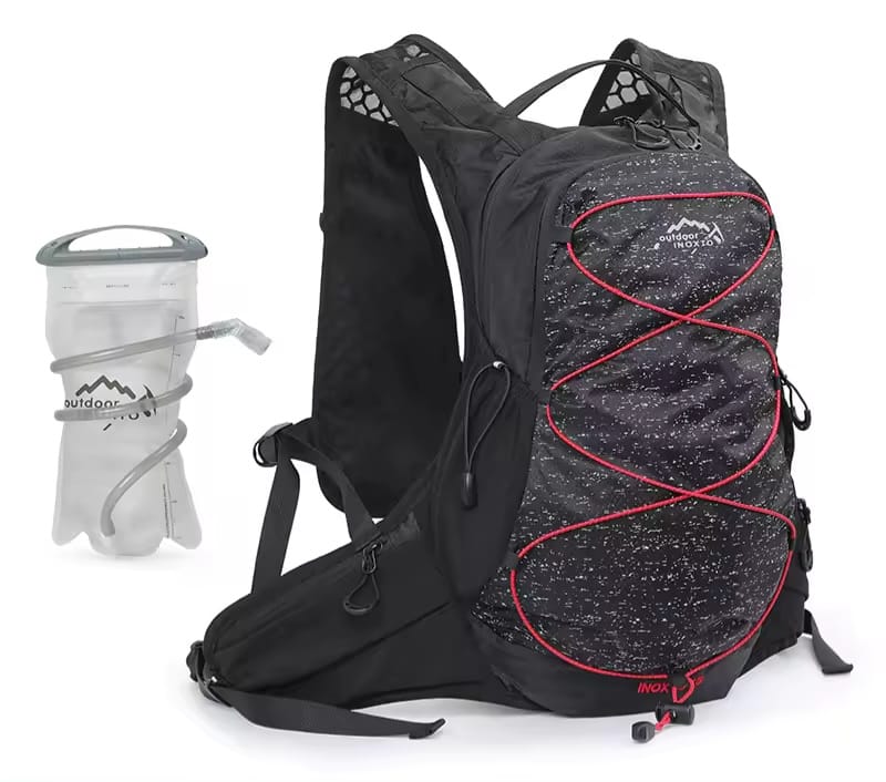 INOXTO MOCHILA OUTDOOR 12 LTS INCLUYE BOLSA DE HIDRATACIÓN 1.5 LTS (576)