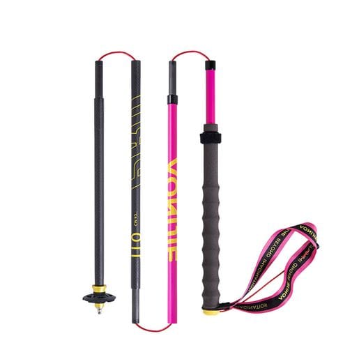 AONIJIE BASTON PLEGABLE FIBRA DE CARBONO DE 4 QUIEBRES (E4214)