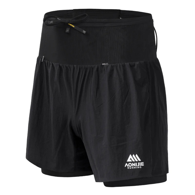 SHORT CON RIÑONERA PARA TRAIL RUNNING AONIJIE PARA HOMBRE - FM5257