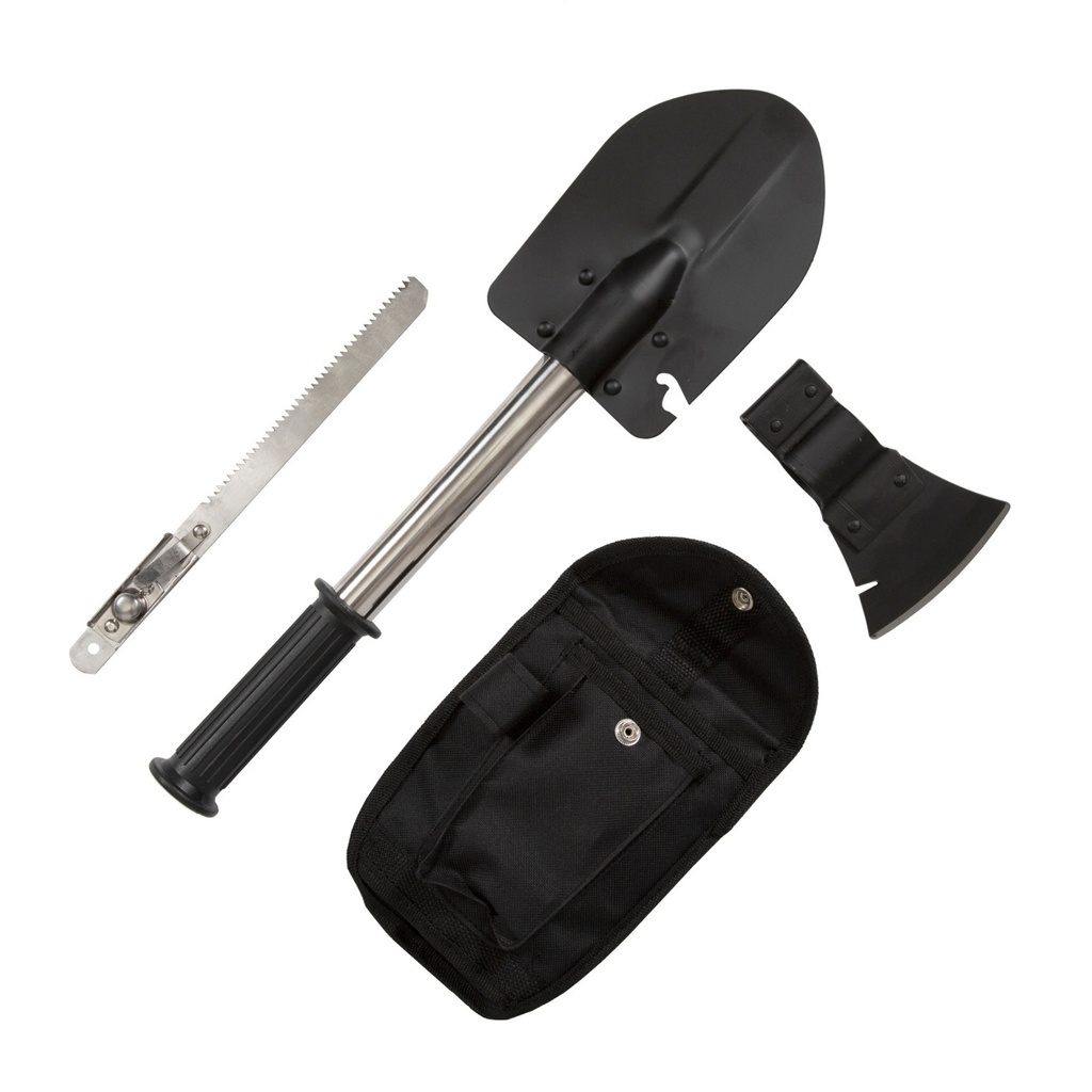 STANSPORT  MULTIHERRAMIENTA SURVIVAL 6-IN-1 PALA-HACHA-SIERRA