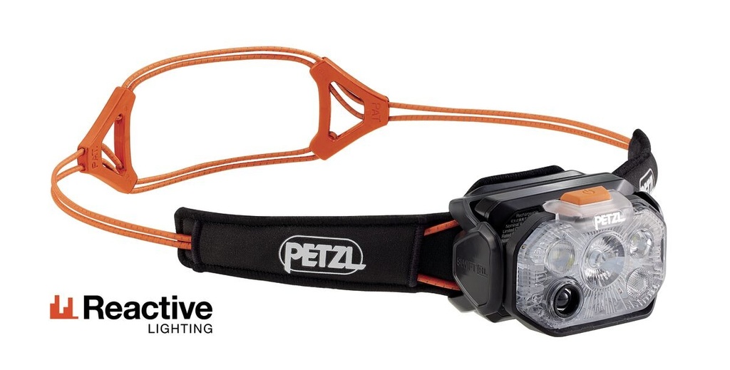 LINTERNA FRONTAL RECARGABLE PETZL SWIFT RL DE 1200 LÚMENES