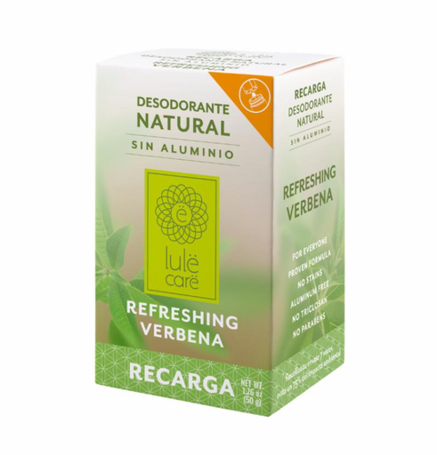 LULE CARE REGARGA DE DESODORANTE NATURAL LIBRE DE ALUMINIO