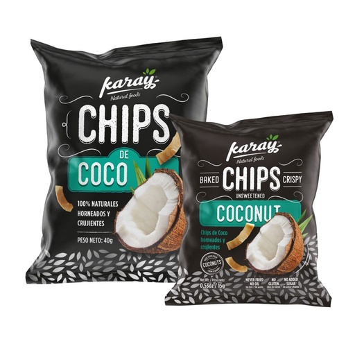 KARAY CHIPS 100% NATURAL, HORNEADOS & CRUJIENTES