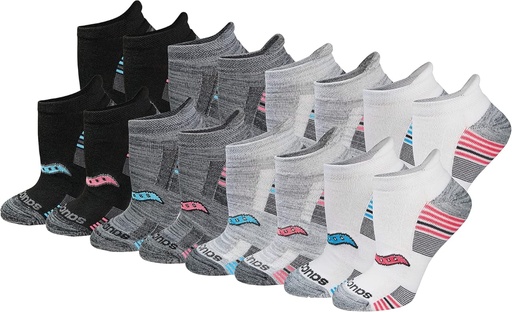 [S82004S] SAUCONY CALCETAS PESTAÑA INVISIBLE DE ALTO RENDIMIENTO