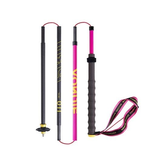 AONIJIE BASTON PLEGABLE FIBRA DE CARBONO DE 4 QUIEBRES (E4214)