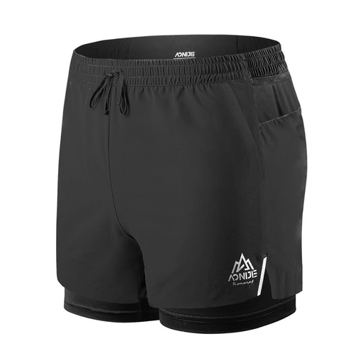 AONIJIE SHORT DEPORTIVOS MULTIBOLSILLOS CON FORRO ELÁSTICO PARA HOMBRE (F5102)