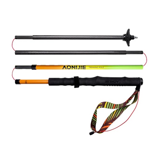 AONIJIE BASTONES DE TREKKING PLEGABLES LIGEROS PARA SENDERISMO MONTAÑISMO (E4204)