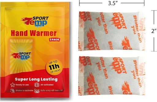 [SHW-11H-2PK] HAND WARMER SPORT TEMP 2 PACK (CALENTADOR DE MANOS)